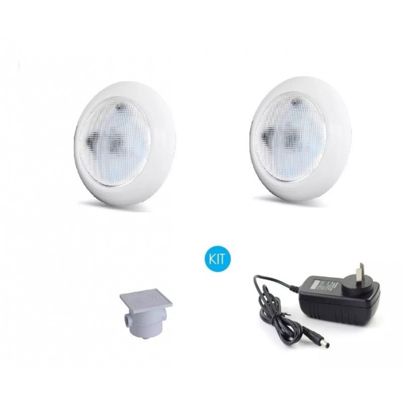 KIT 2 SUPER LED BLANCA