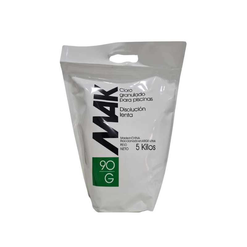 Cloro Granulado Mak 90 En Pote X 5 Kg Disolución Lenta-hidrofil-tienda-online-mantenimiento-piletas