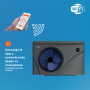 BOMBA DE CALOR INVERTER PARA PILETAS DE 35.000lts A 65.000lts NATACLOR MR. ECO EPN13 CON WIFI 220V 50HZ