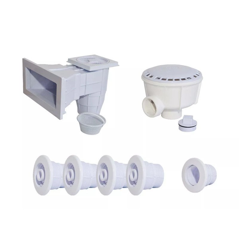 Kit P/pileta De Horm Skimmer Toma De Fondo Retorno Virola-hidrofil-tienda-piletas-piscinas-accesorios-limpieza