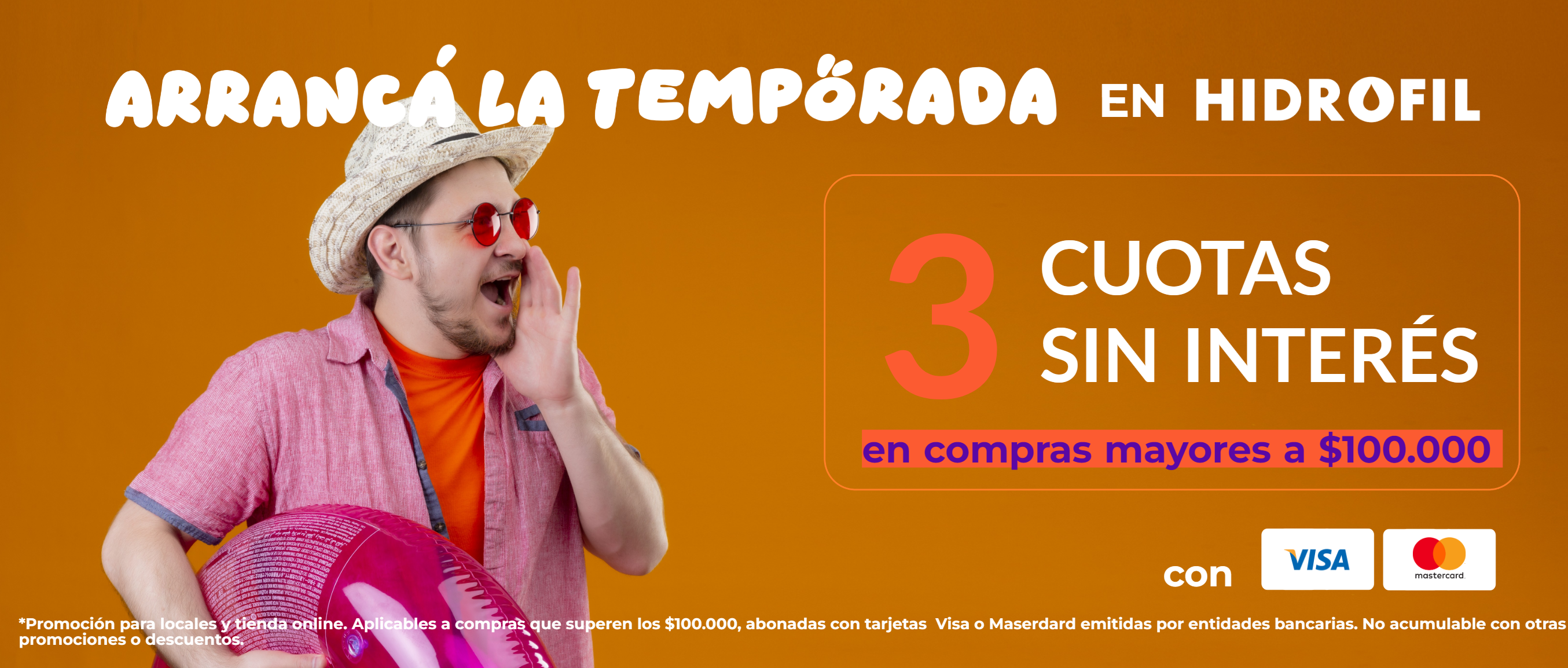 3 cuotas sin interés